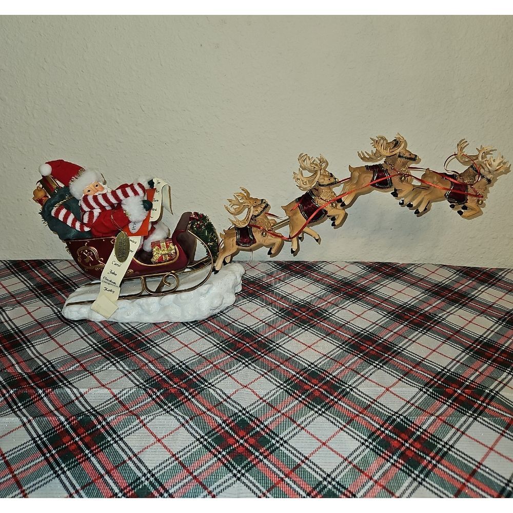 Department 56 "Eight Tiny Reindeer" Possible Dreams Holiday Figurine Decor